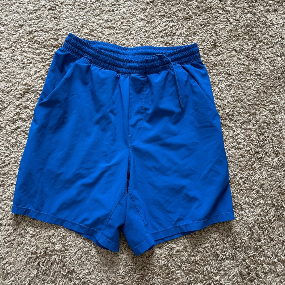 Lululemon Athletica Men's Vibrant Blue Athletic Shorts